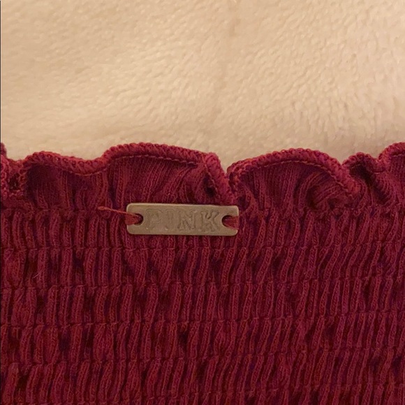 PINK maroon tube top - Picture 2 of 2
